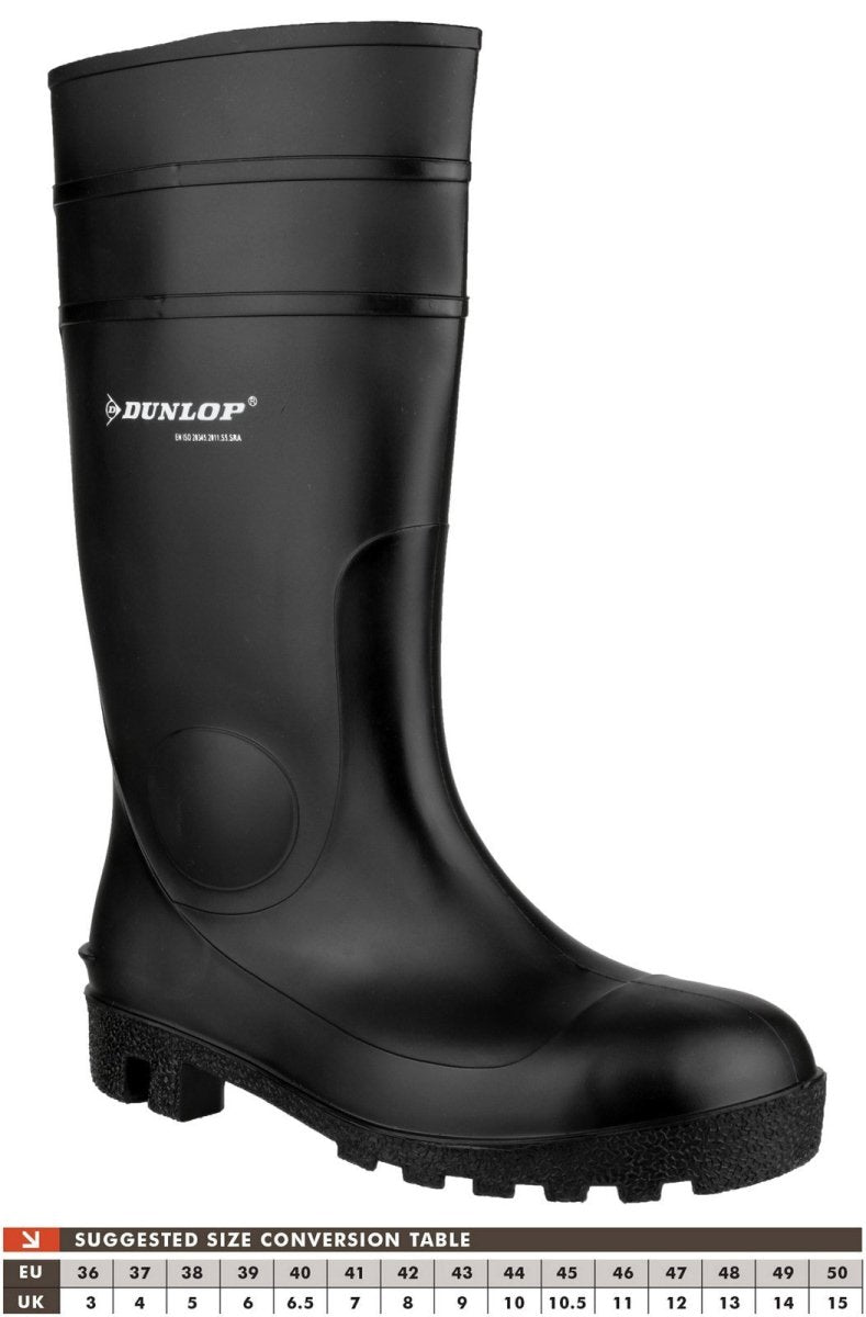 Dunlop Protomastor Full Safety Wellington Boots - Shoe Store Direct