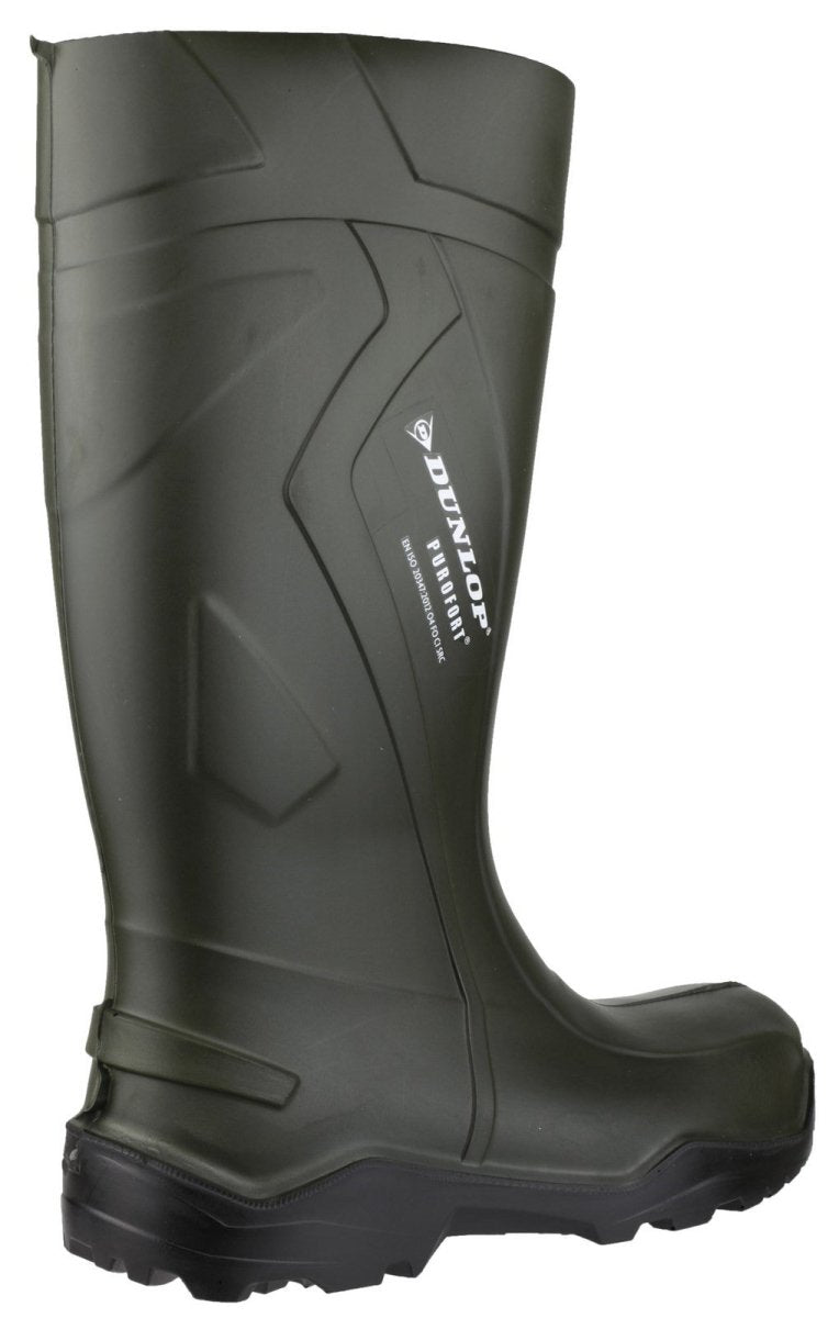 Dunlop Purofort+ Plain Rubber Wellington Boots - Shoe Store Direct