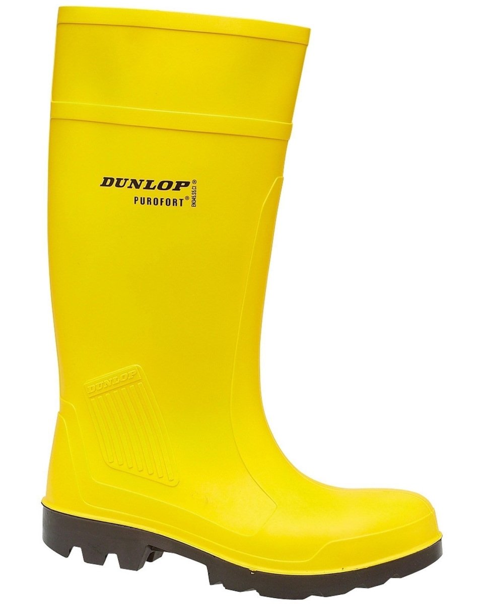 Dunlop Purofort Professional Full Safety Wellington Boots - Shoe Store Direct