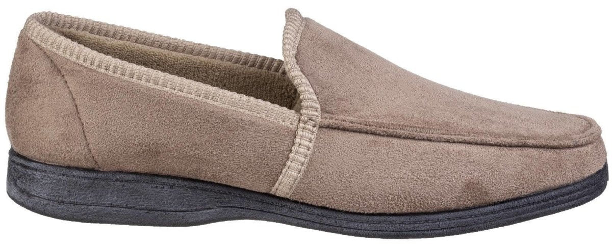 Fleet & Foster Dakis Slip On Slipper Classic Mens Slippers - Shoe Store Direct