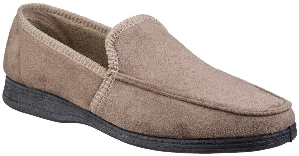 Fleet & Foster Dakis Slip On Slipper Classic Mens Slippers - Shoe Store Direct