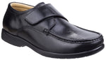 Fleet & Foster Fred Dual Fit Moccasin Touch Fastening Mens Shoes UK 6-12 - Shoe Store Direct