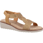 Fleet & Foster Hyacinth Ladies Open-Toe Touch-Fastening Sandals - Shoe Store Direct