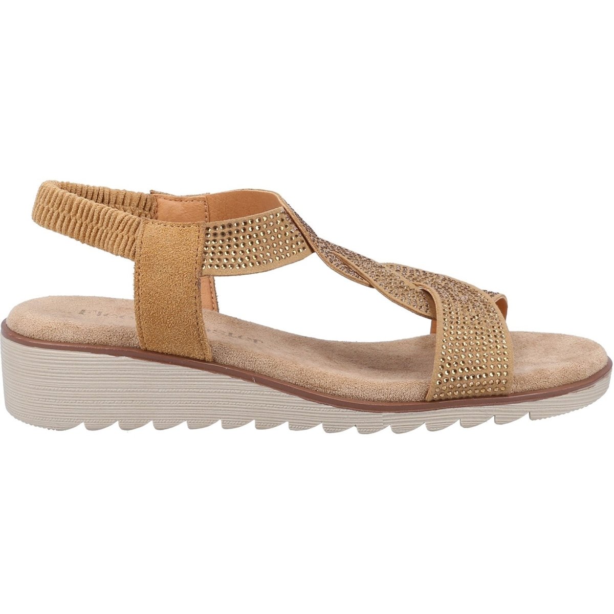 Fleet & Foster Hyacinth Ladies Open-Toe Touch-Fastening Sandals - Shoe Store Direct