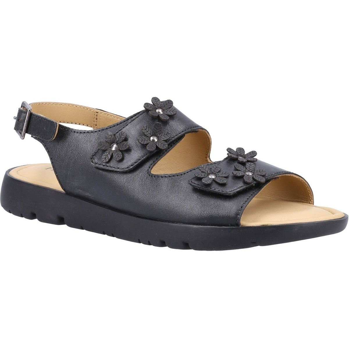 Fleet & Foster Kara Ladies Open-Toe Leather Summer Sandals - Shoe Store Direct