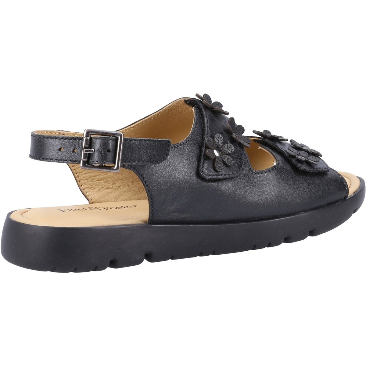 Fleet & Foster Kara Ladies Open-Toe Leather Summer Sandals - Shoe Store Direct