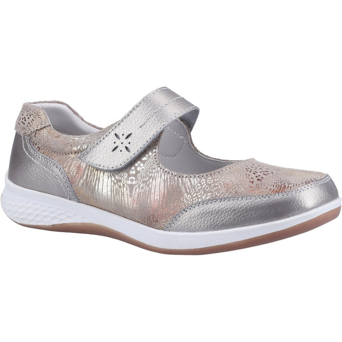 Fleet & Foster Laura Ladies Mary Jane Touch-Fastening Shoes - Shoe Store Direct