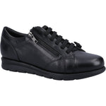 Fleet & Foster Polperro Leather Comfort Side-Zip Ladies Shoes - Shoe Store Direct