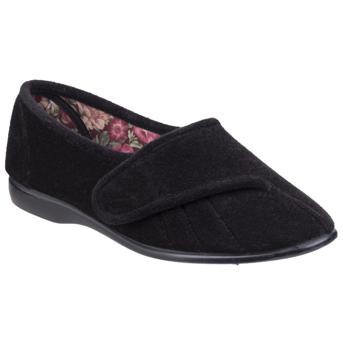 GBS Audrey Touch Fastening Slipper - Shoe Store Direct