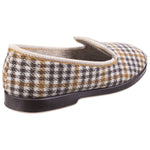 GBS Everett Mens British Tartan Check Print Slippers - Shoe Store Direct