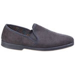 GBS Exeter Mens Traditional Twin Gusset Slippers - Shoe Store Direct