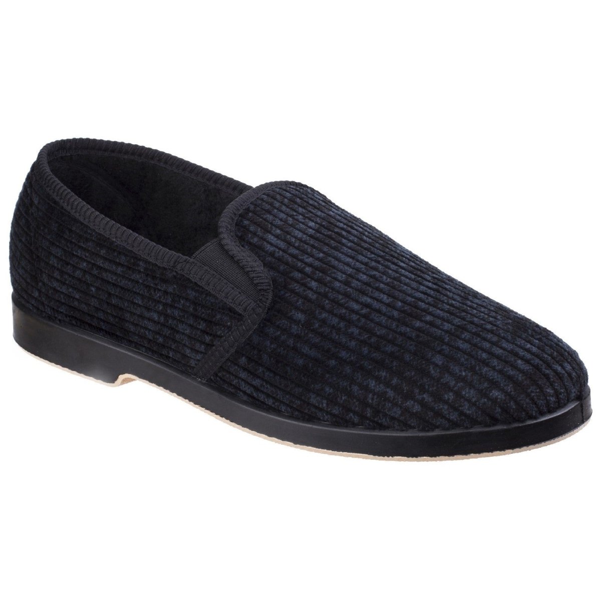 GBS Lonsdale Mens Warm Velour Twin Gusset Slippers - Shoe Store Direct