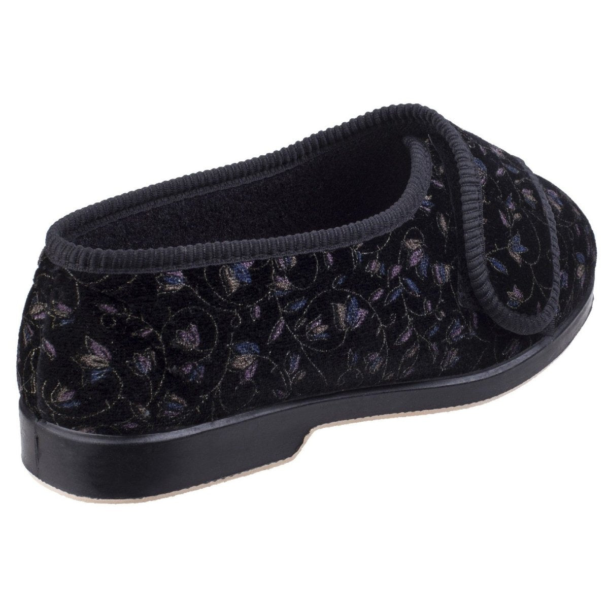 GBS Nola Extra Wide Fit Ladies Slipper - Shoe Store Direct