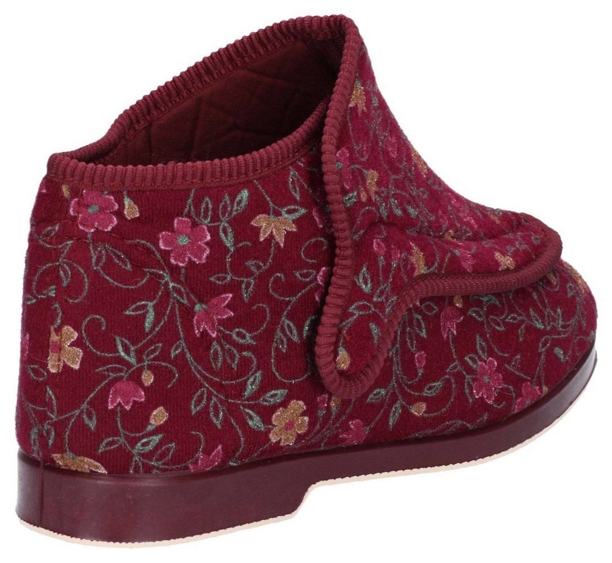 GBS Rhona Ladies 5E Extra Wide Fit Bootie Slippers - Shoe Store Direct