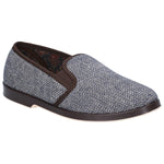 GBS Stafford Mens Warm British Twin Gusset Slippers - Shoe Store Direct