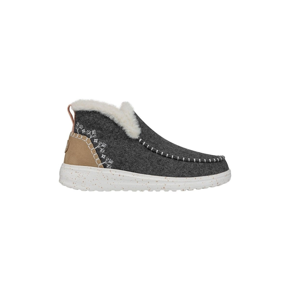 HEYDUDE Denny Wool Faux Shearling Boots - Shoe Store Direct