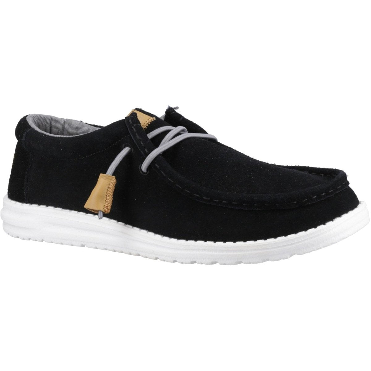 HEYDUDE Wally Craft Suede Shoe - Shoe Store Direct