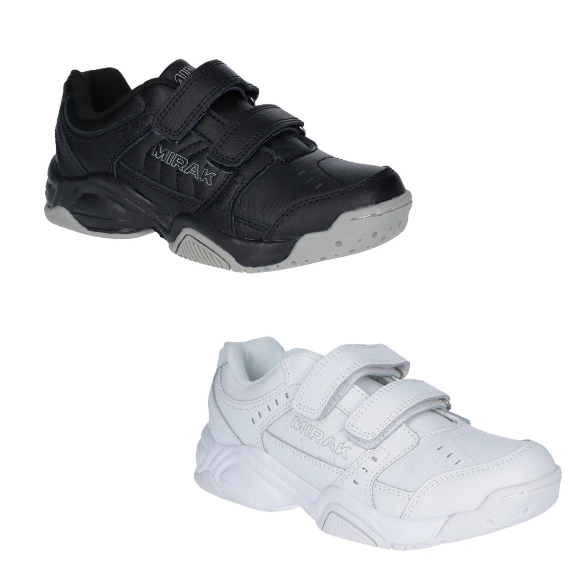 Mirak Contender Touch Fastening Unisex Sport Trainers UK 2 - 6.5 - Shoe Store Direct