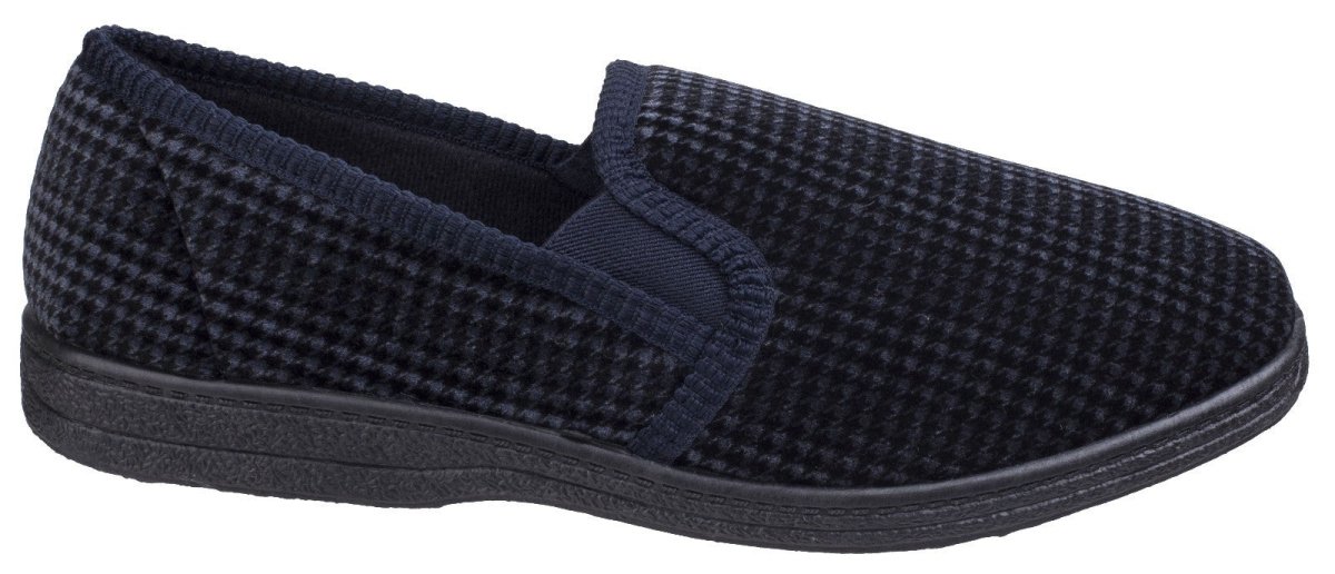 Mirak Highbury Twin Gusset Slipper Classic Mens Slippers - Shoe Store Direct