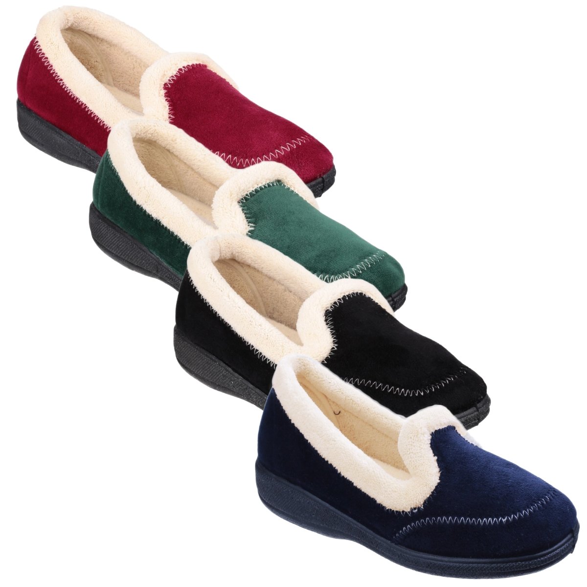 Thong Rockdove Footwear Ladies Foam Slippers Women's Bubble Stitch