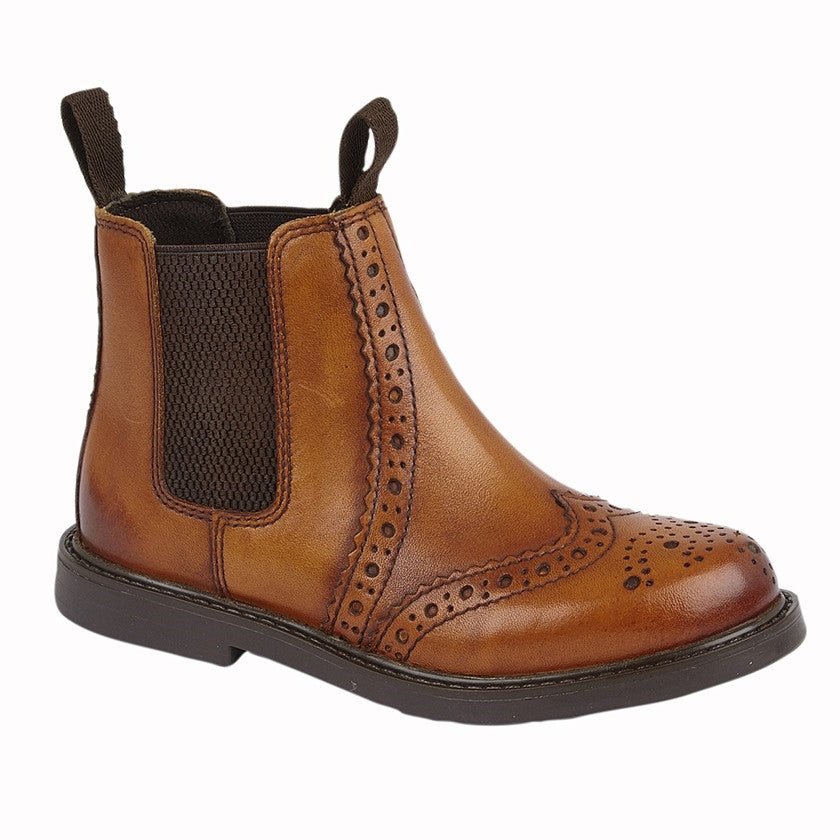 Roamers B922BT Boys Twin Gusset Ankle Boot - Shoe Store Direct