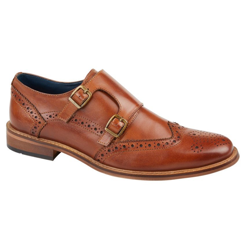 Roamers M411BT Mens Twin Buckle Monk Shoe - Shoe Store Direct