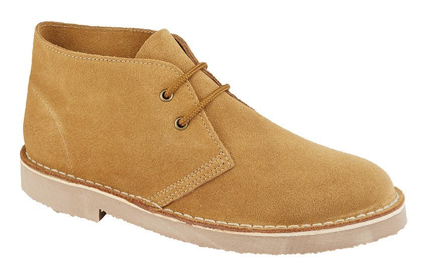 Roamers M467BS Mens Suede Desert Boot - Shoe Store Direct