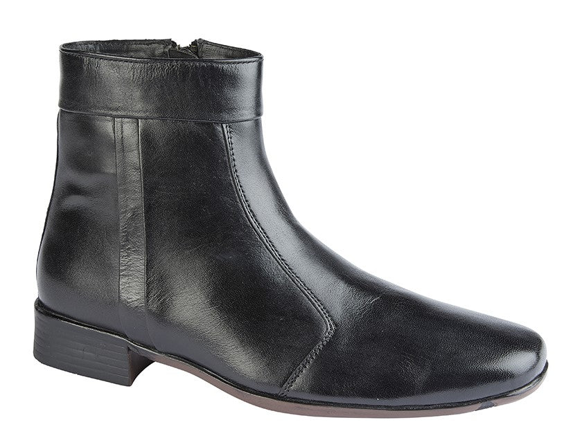 Scimitar M753A Mens Leather Ankle Boots - Shoe Store Direct