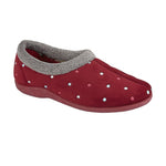Sleepers LS803BD Womens Full Collar Slipper - Shoe Store Direct