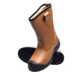 Worksite SS403SM Fur Lined Steel Toe Rigger Boots - Shoe Store Direct