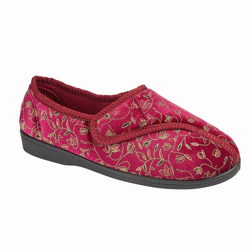 Zedzzz LS881D Womens Touch Fastening Slipper - Shoe Store Direct