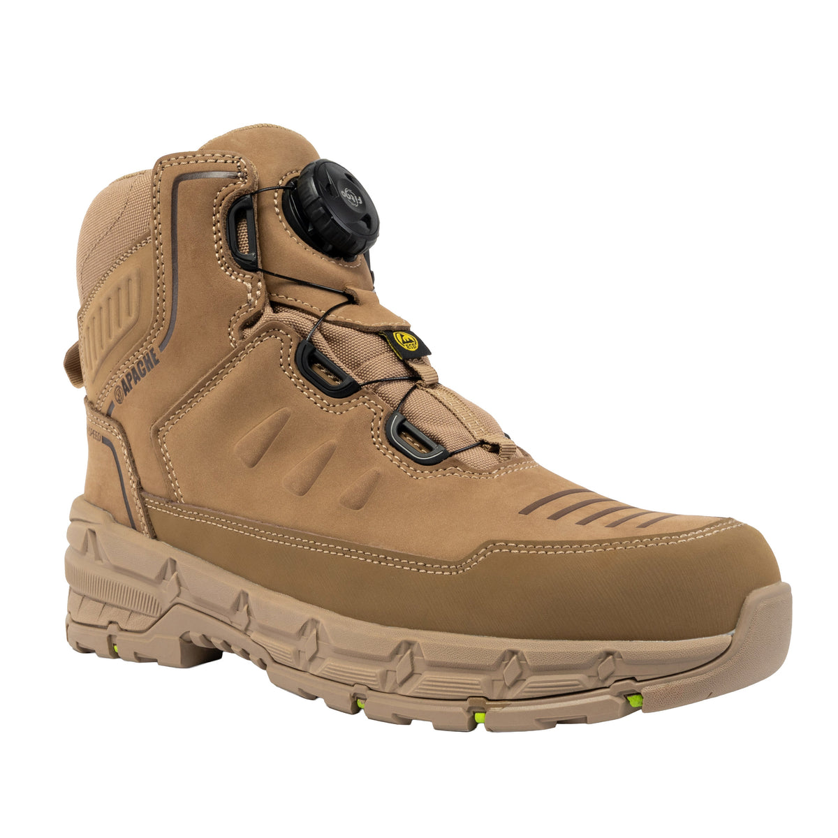 Apache Stonehenge Mens Steel Toe Waterproof S7 ESD Work Safety Boots Size 5-13