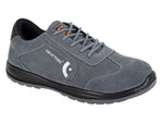 Grafters M847FS Mens Grey Suede Work Safety Trainers Shoes S1P Kevlar Midsole