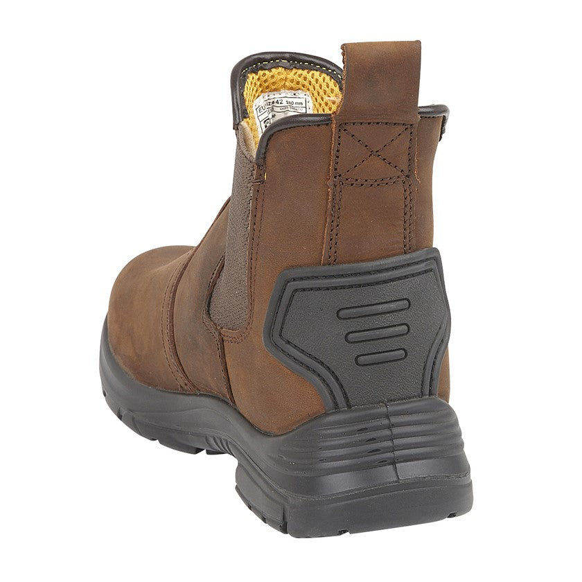 Menâ€™s Wide Fit Safety Dealer Boots â€“ Steel Toe, Water-Repellent and Built for Comfort