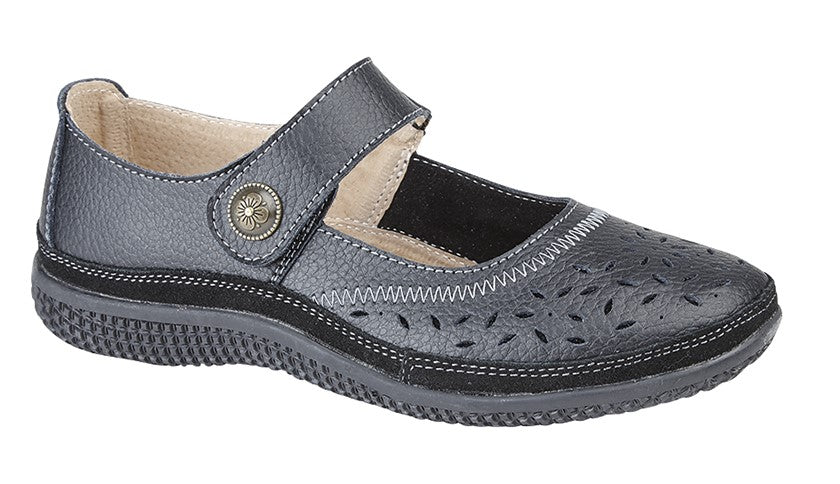 Boulevard L408A Womens Wide Fit Shoe - Shuzes