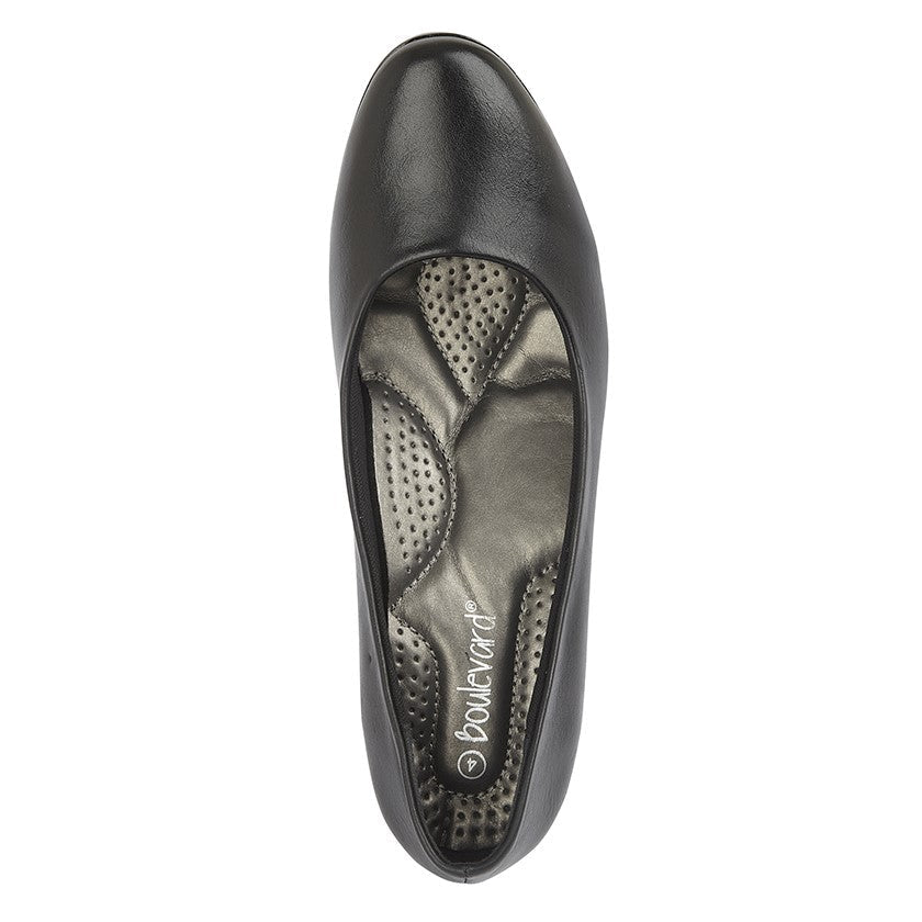 Boulevard L531A Plain Court Shoe - Shuzes