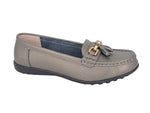 Boulevard L748FS Womens Tassle Loafer - Shuzes