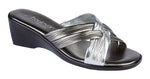 Boulevard L9558FS Womens X Over Mule Sandal - Shuzes