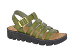 Cipriata L415E Womens T-Bar Halter Wedge Sandal - Shuzes