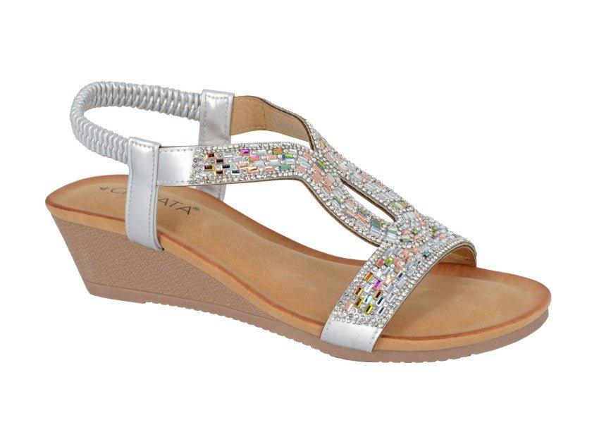 Cipriata L496FS Womens Jewelled Slingback Sandal - Shuzes