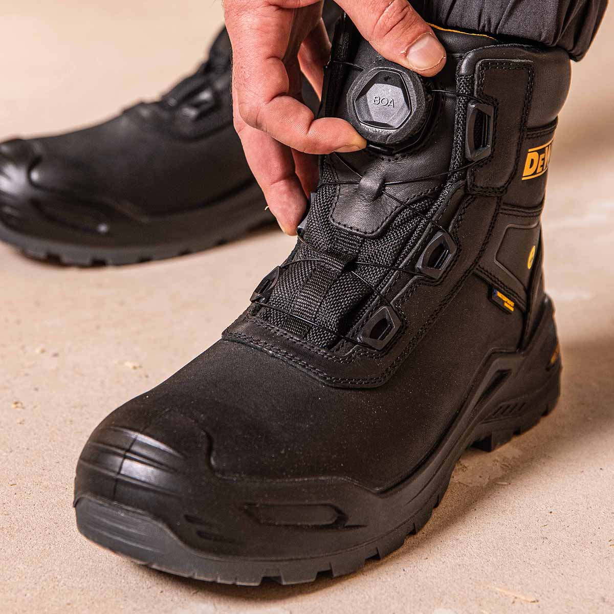DeWalt Lander BOA Safety Boots Black - Shuzes