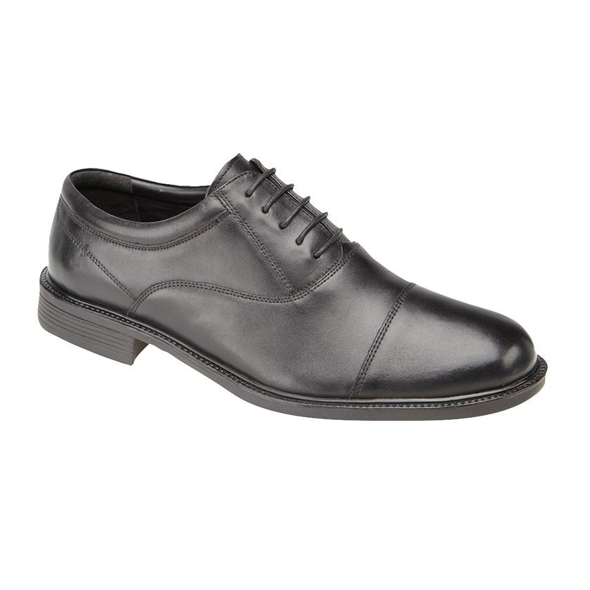 Roamers M286A Mens Fuller Fitting Capped Oxford Shoe - Shuzes