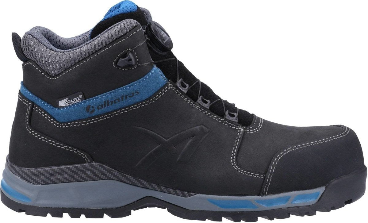 Albatros Tofane CTX Mid S3 Fiberglass Toe Cap Mens Safety Boots - Shoe Store Direct