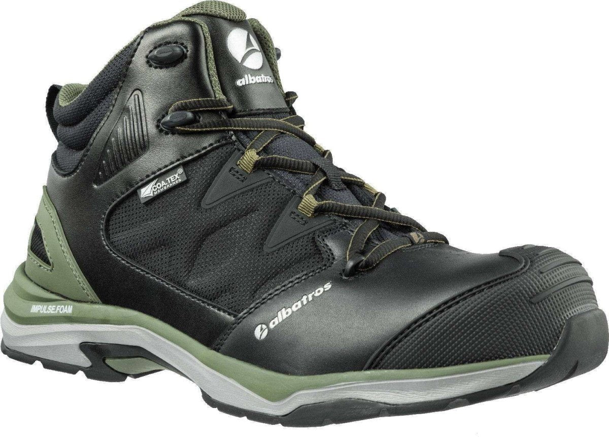 Albatros Ultratrail Olive CTX Mid Mens Safety Boots - Shoe Store Direct