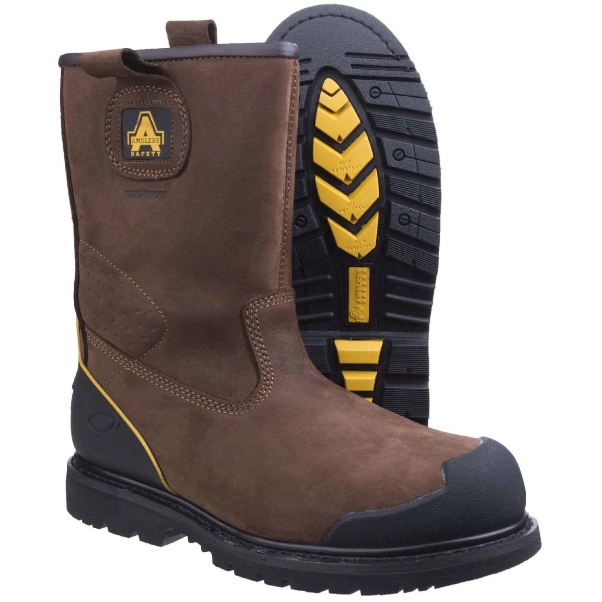 Amblers FS223 S3 Rugged Waterproof Rigger Boot - Shoe Store Direct