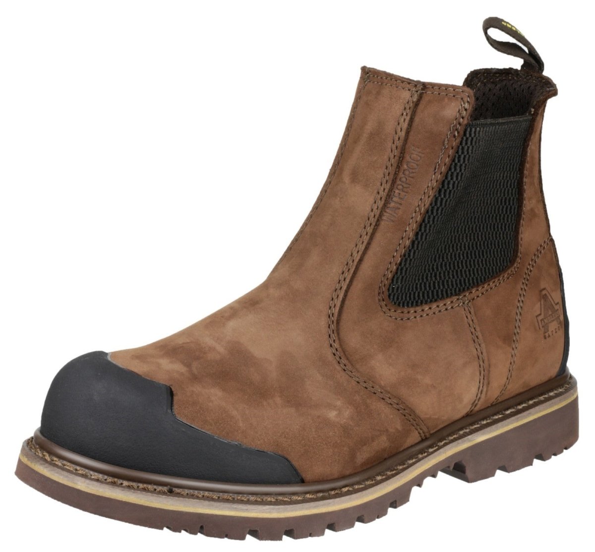 Amblers FS225 Mens Waterproof Steel Toe & Midsole Safety Dealer Boots - Shoe Store Direct