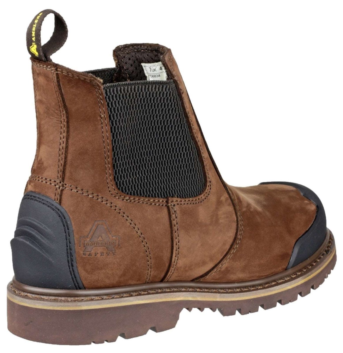 Amblers FS225 Mens Waterproof Steel Toe & Midsole Safety Dealer Boots - Shoe Store Direct