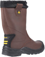 Amblers FS245 Waterproof Steel Toe Cap Mens Safety Rigger Boots - Shoe Store Direct