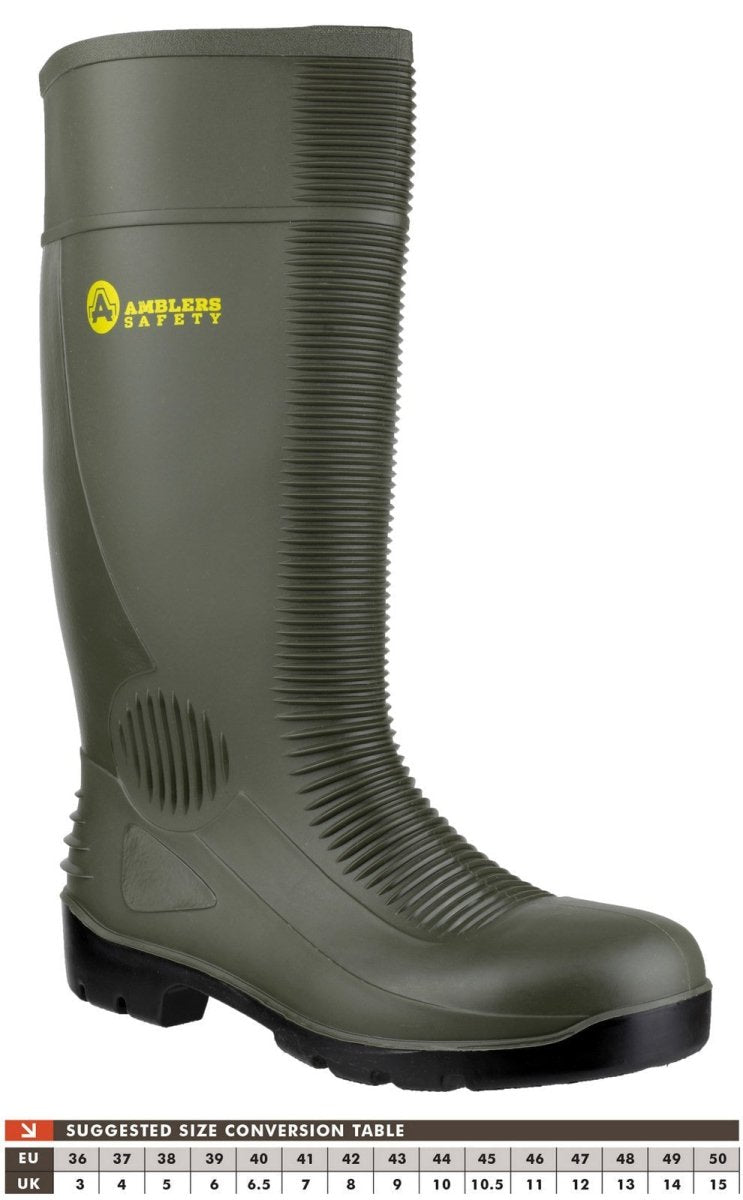 Amblers FS99 Waterproof PVC Safety Wellington Boots - Shoe Store Direct