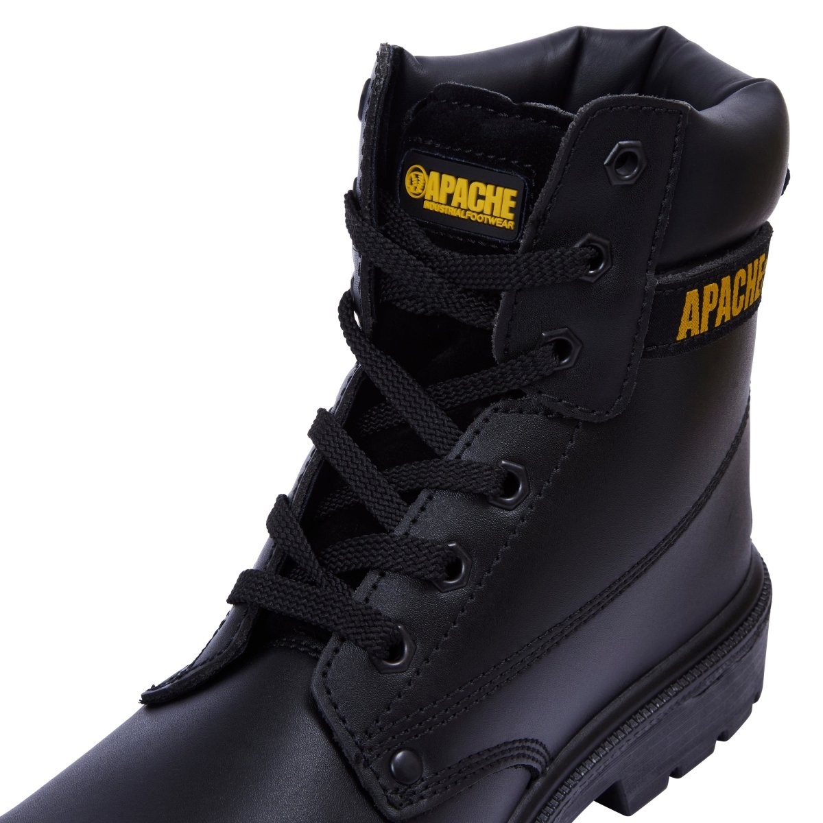 Apache AP300 Black Steel Toe Cap Safety Boots - Shoe Store Direct